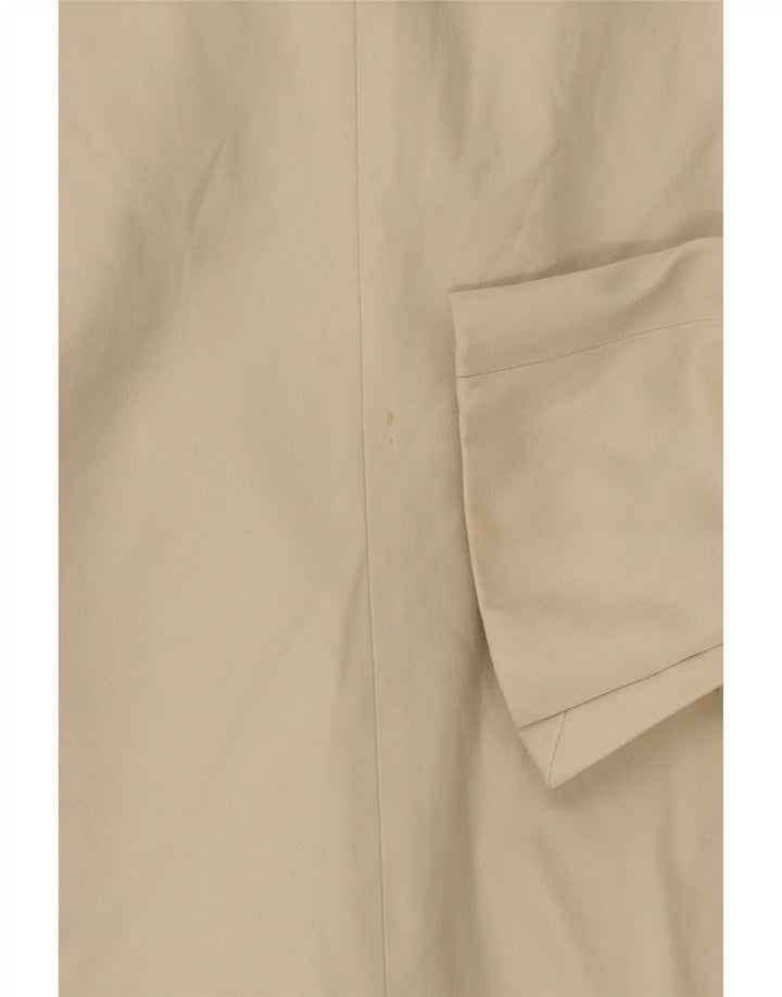 Massimo Dutti Mens 2 Button Blazer Jacket EU 38 Small Off White Cotton