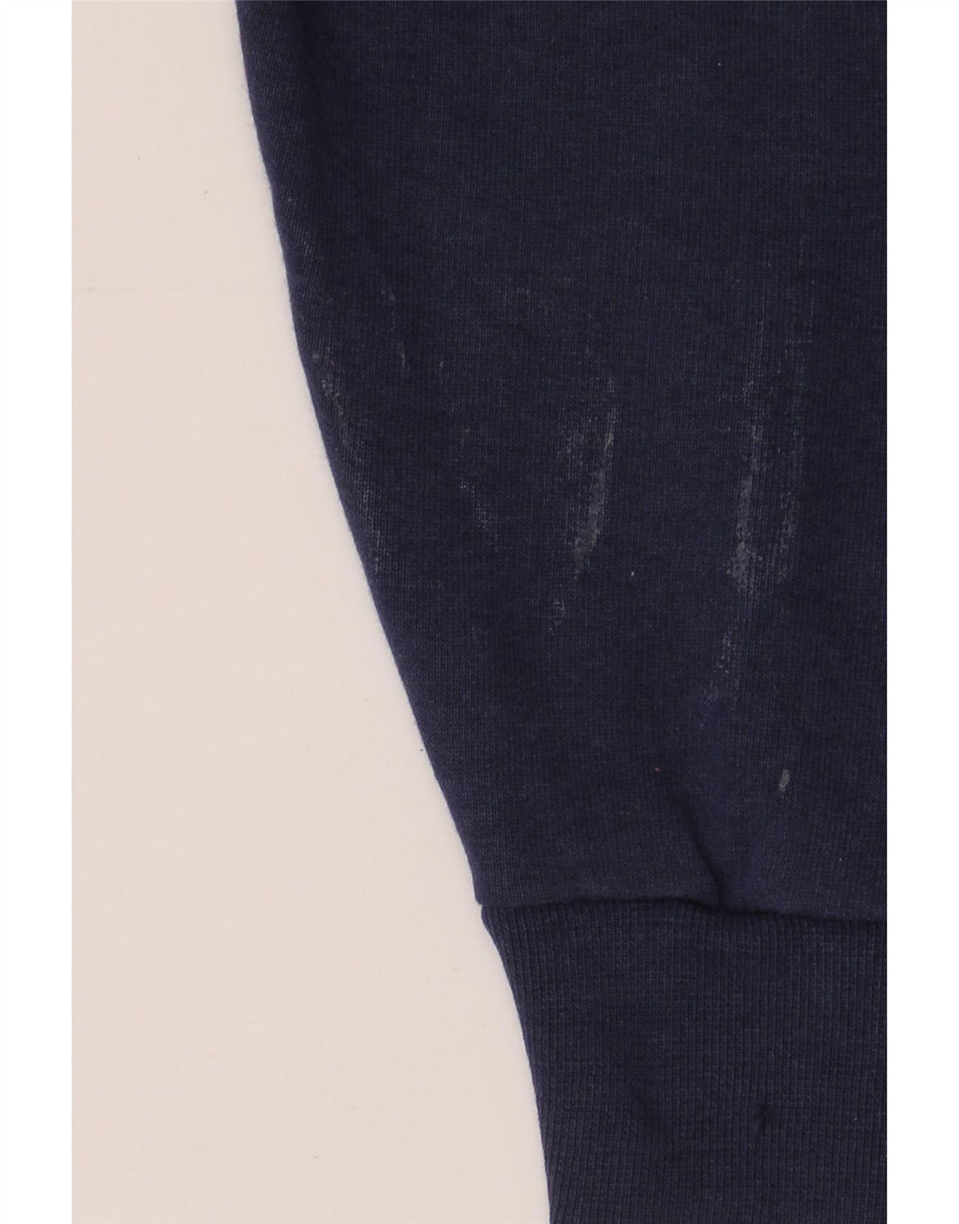 CHAMPION Womens Graphic Oversized Hoodie Jumper UK 14 Medium Navy Blue