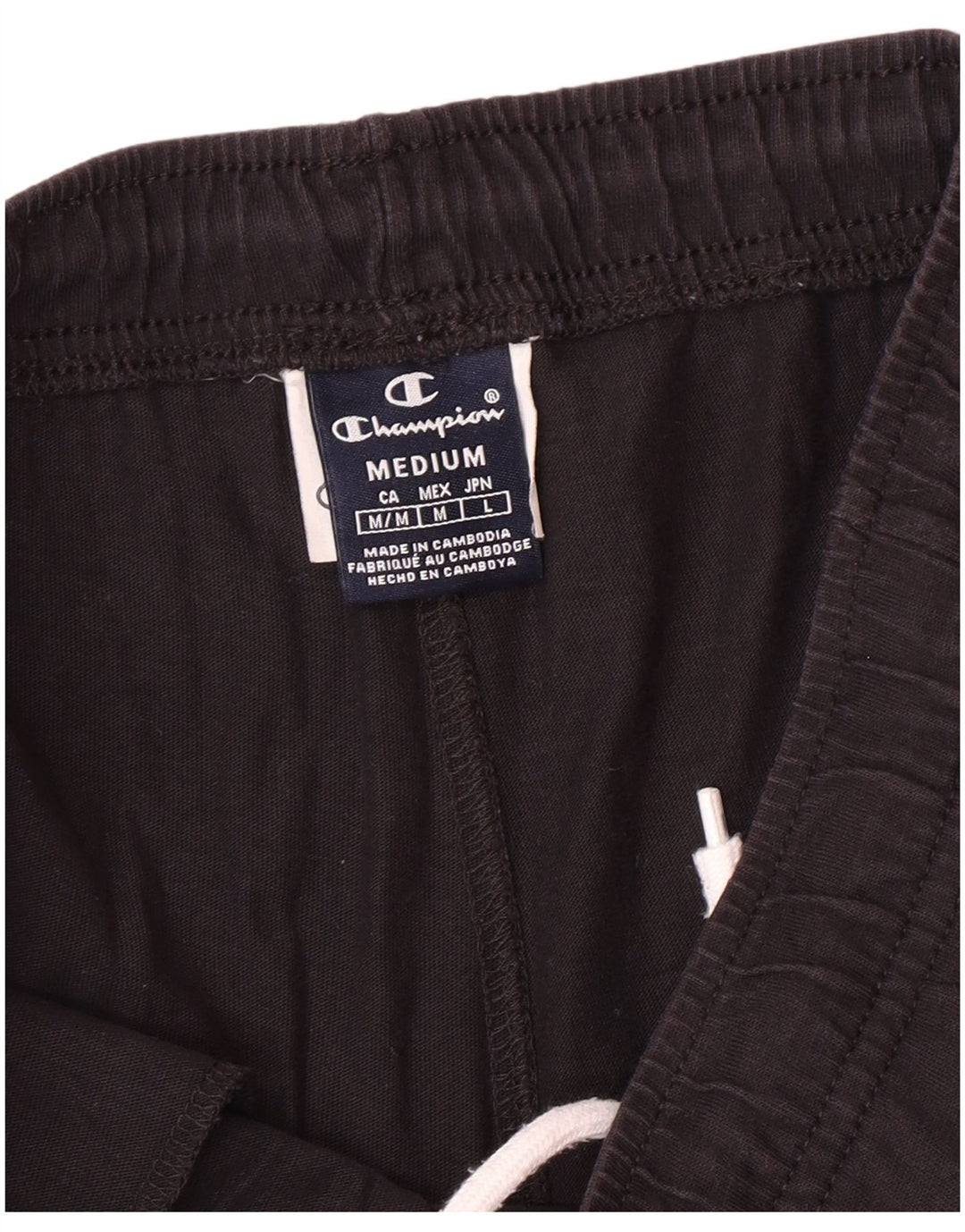 Champion Womens Tracksuit Trousers Joggers Medium Black