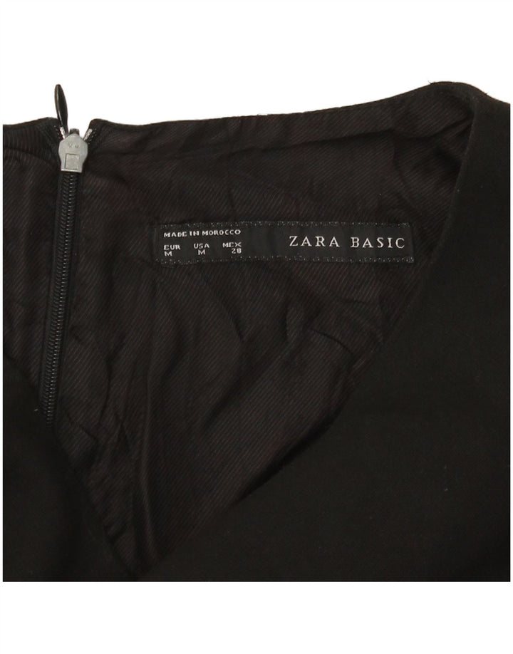 ZARA Womens Bodycon Dress UK 12 Medium Black