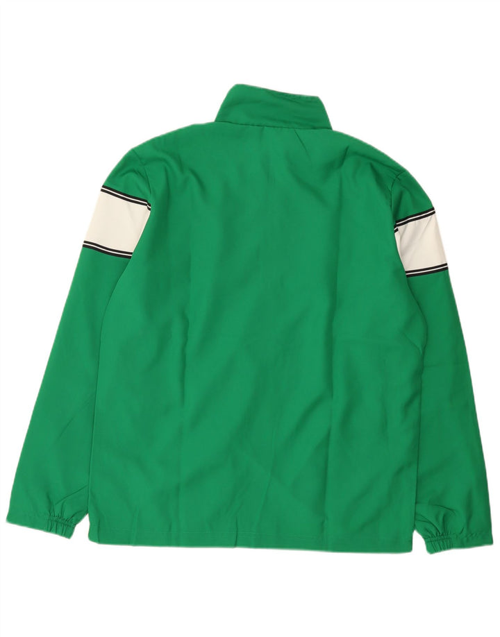 Jako Mens Tracksuit Top Jacket Small Green Colourblock Polyester