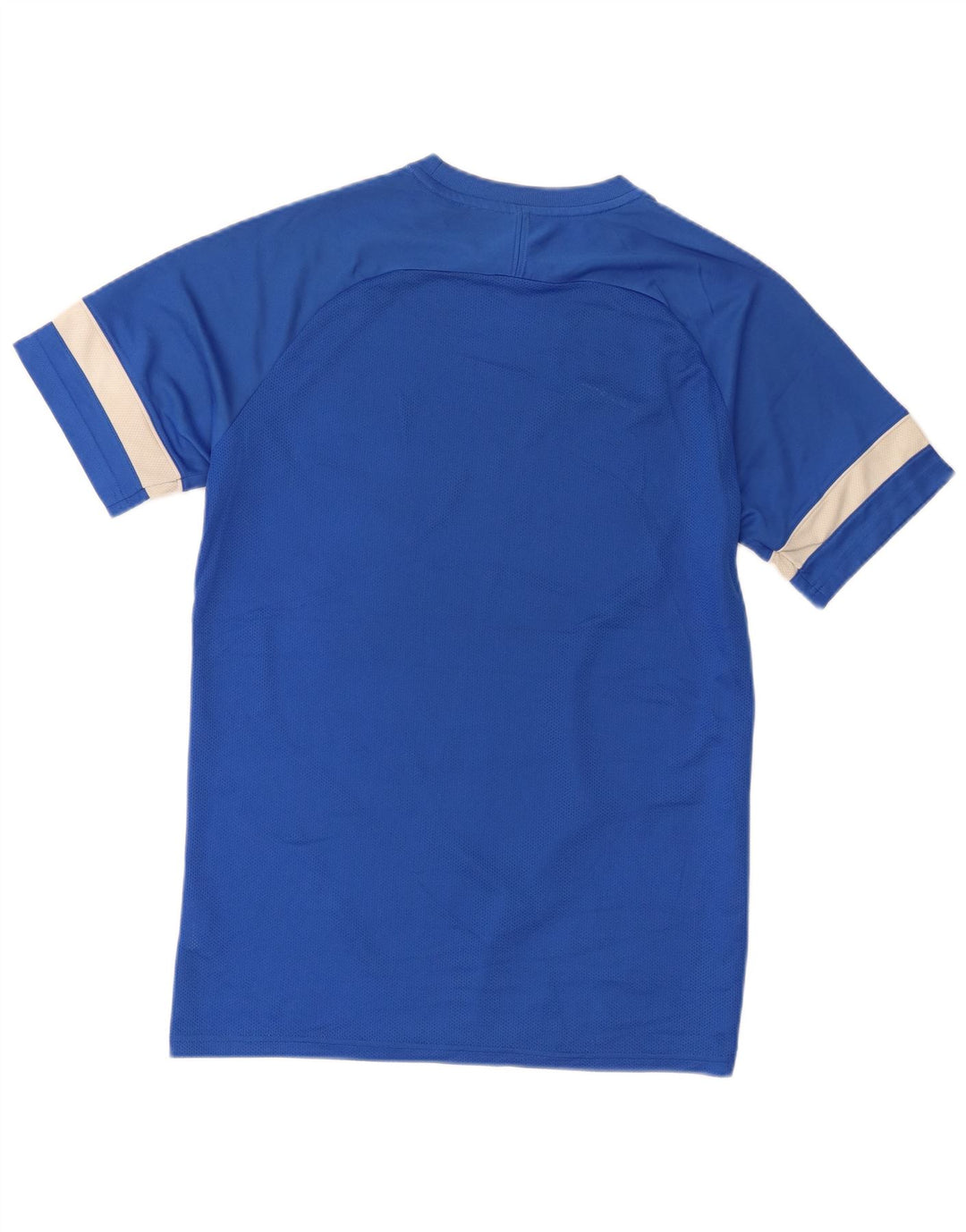 Nike Mens Dri Fit T-Shirt Top Large Blue Colourblock Polyester