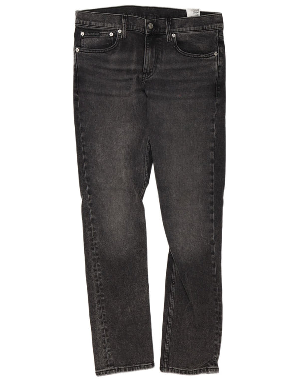 Calvin Klein Mens Slim Jeans W32 L32 Grey Cotton