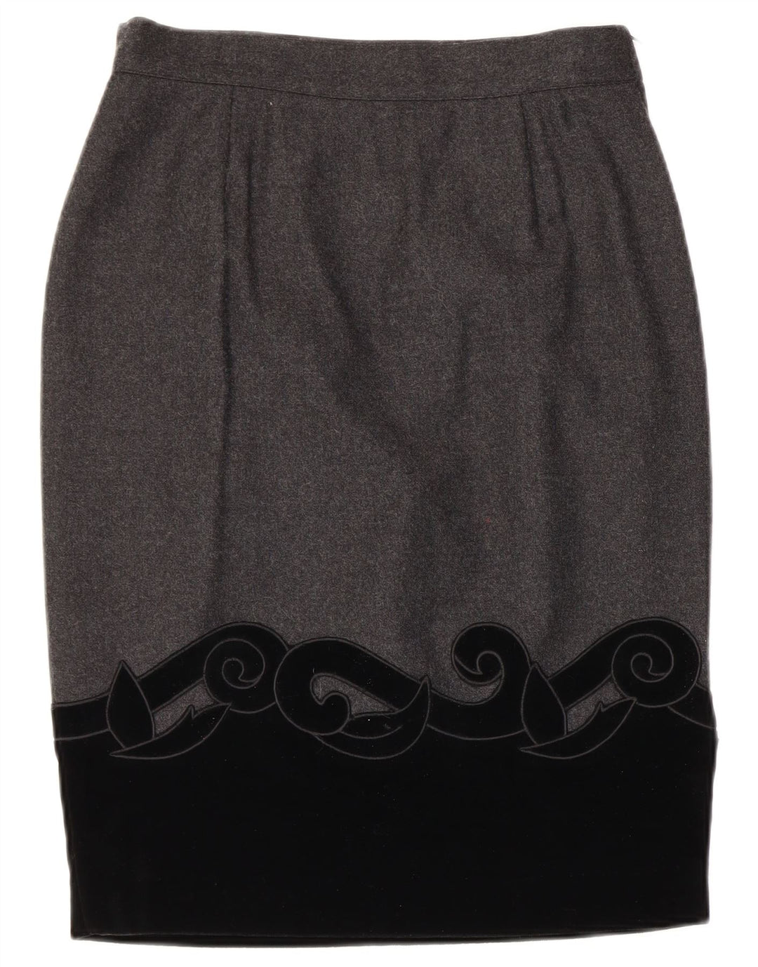 BLUMODE Womens Pencil Skirt IT 44 Medium W28 Grey Colourblock