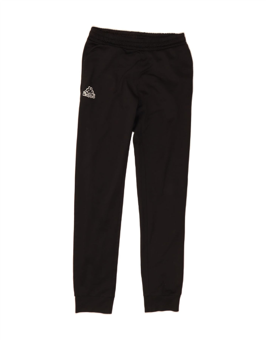KAPPA Boys Tracksuit Trousers Joggers 13-14 Years Black Polyester Vintage Kappa and Second-Hand Kappa from Messina Hembry 