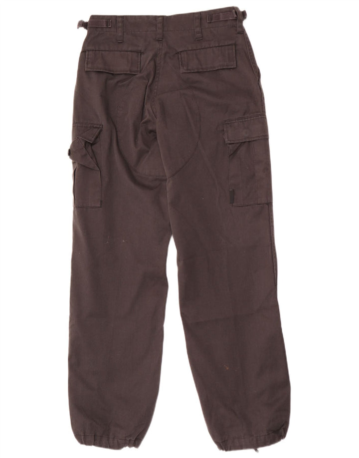 Vintage Mens Joggers Cargo Trousers W28 L30 Grey