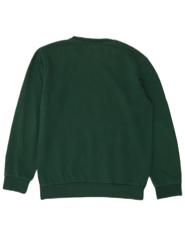 CHAMPION Boys Graphic Sweatshirt Jumper 11-12 Years Green