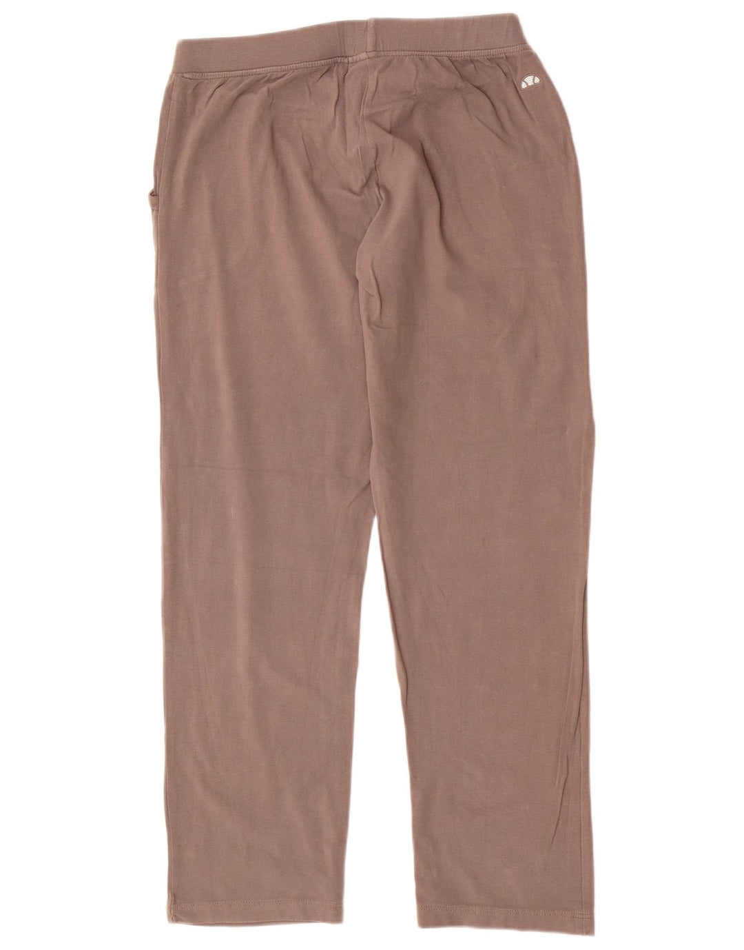 Ellesse Womens Tracksuit Trousers UK 12 Medium Brown Cotton