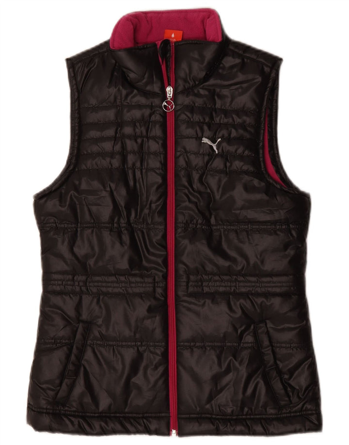 Puma Girls Padded Gilet 13-14 Years Black Polyester
