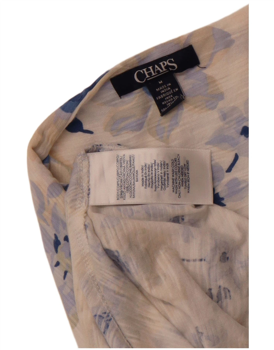 Chaps Womens Sleeveless Maxi Dress UK 12 Medium Multicoloured Floral Cotton