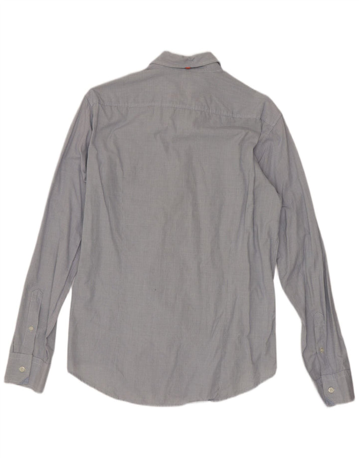 Hugo Boss Mens Shirt Medium Blue Gingham