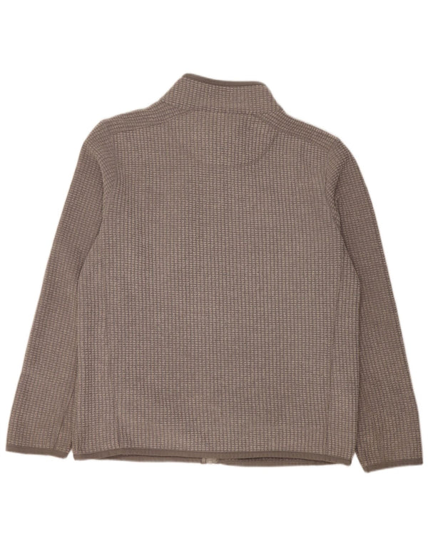 WEIRD FISH Mens Fleece Jacket UK 40 Large Grey Polyester