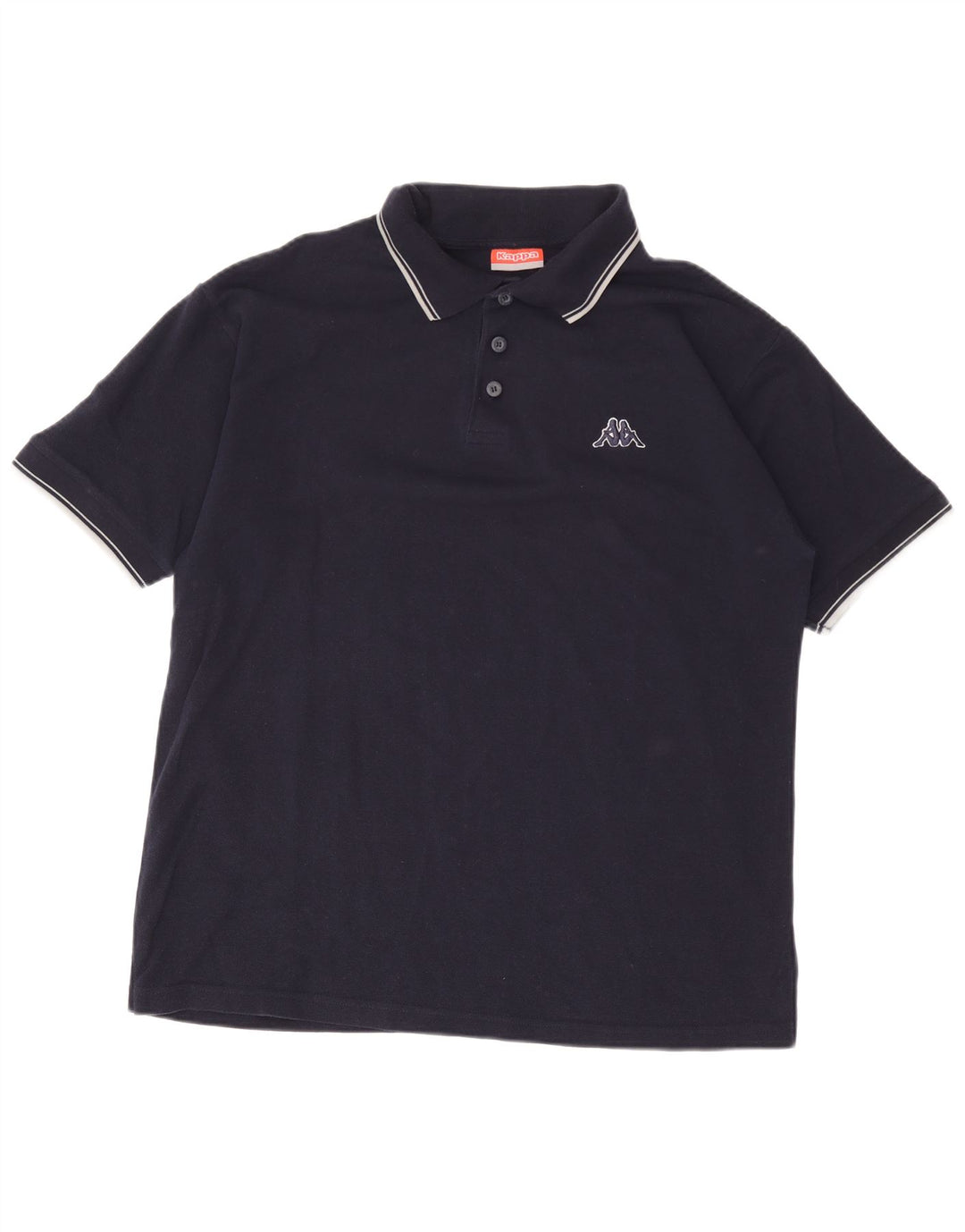 Kappa Mens Tall Polo Shirt XL Navy Blue