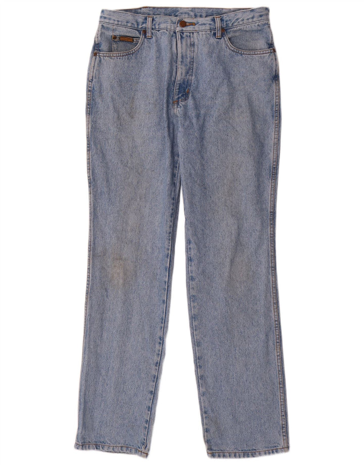 WRANGLER Mens Straight Jeans W32 L33 Blue