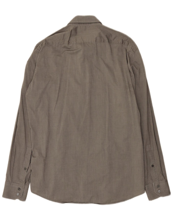 Hugo Boss Mens Regular Fit Shirt Large Grey