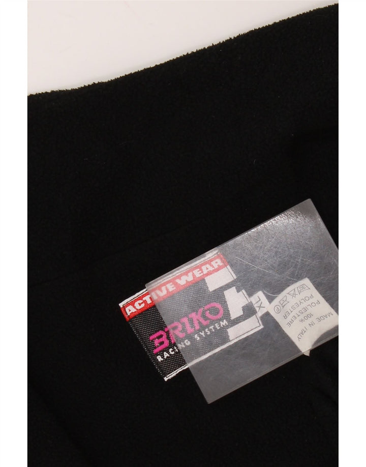 BRIKO Mens Sleeveless Tracksuit Top Jacket XL Red Colourblock Polyester