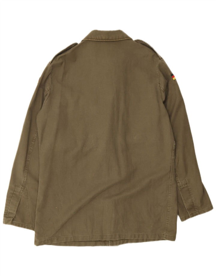 Vintage Mens Military Jacket UK 38 Medium Khaki