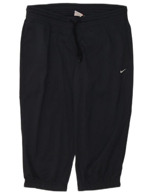 Nike Womens Straight Jeans UK 14 Medium Grey Polyester