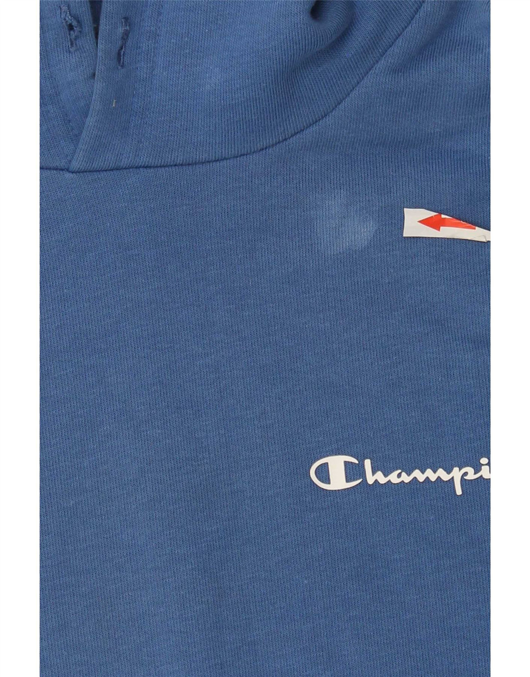Champion Mens Hoodie Jumper Medium Blue Cotton