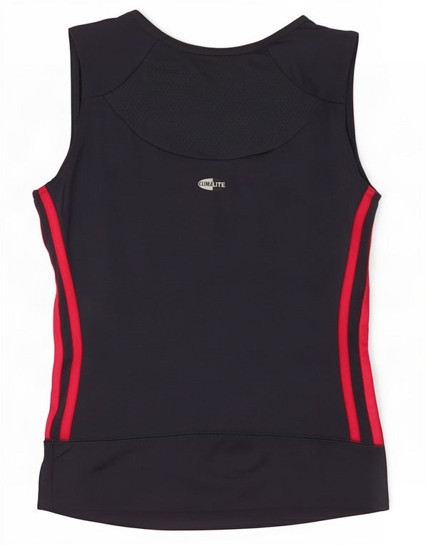 Adidas Womens Clima 365 Crop Vest Top UK 10 Small Grey Polyamide