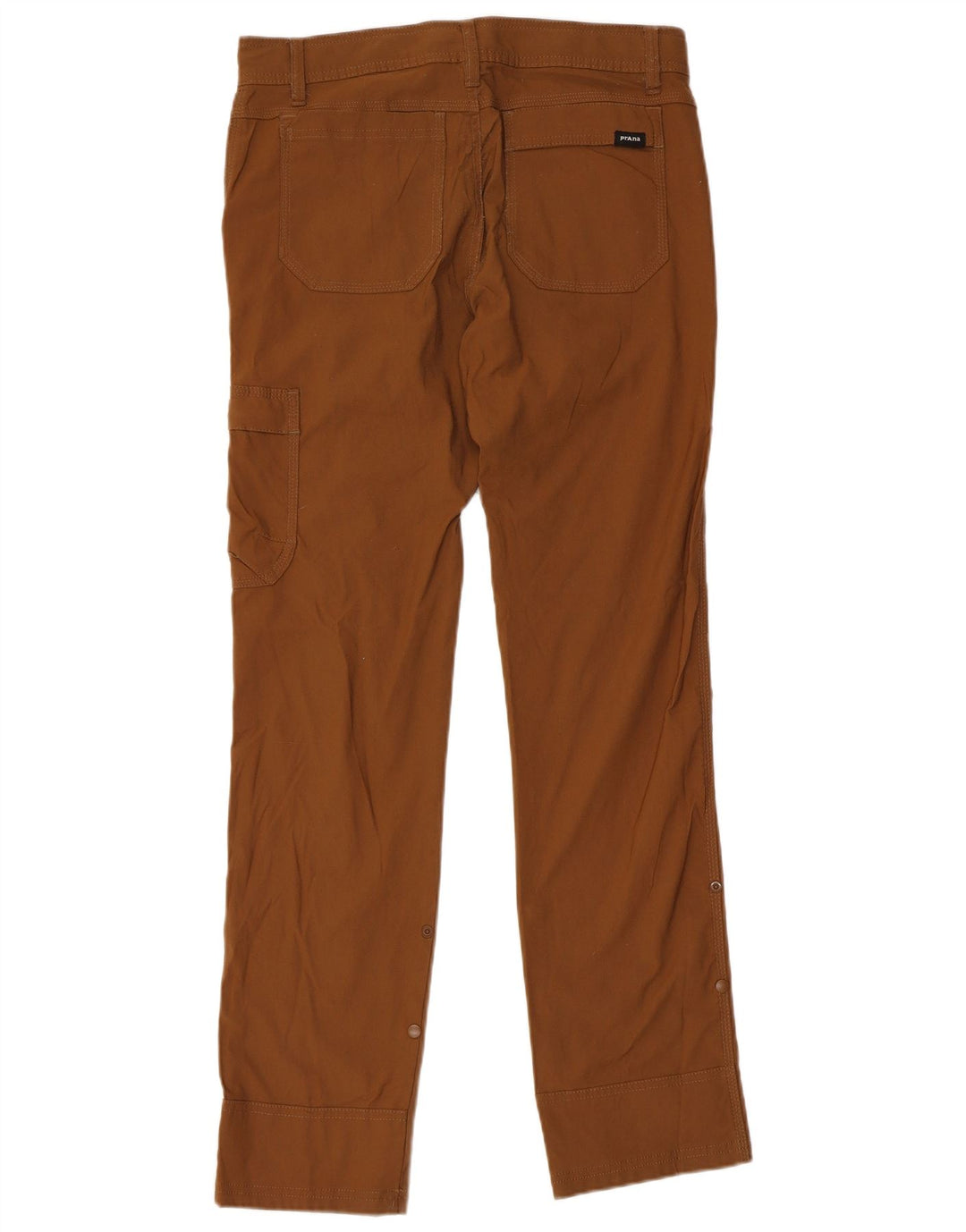 Prana Mens Slim Fit Cargo Trousers W31 L32 Brown Nylon