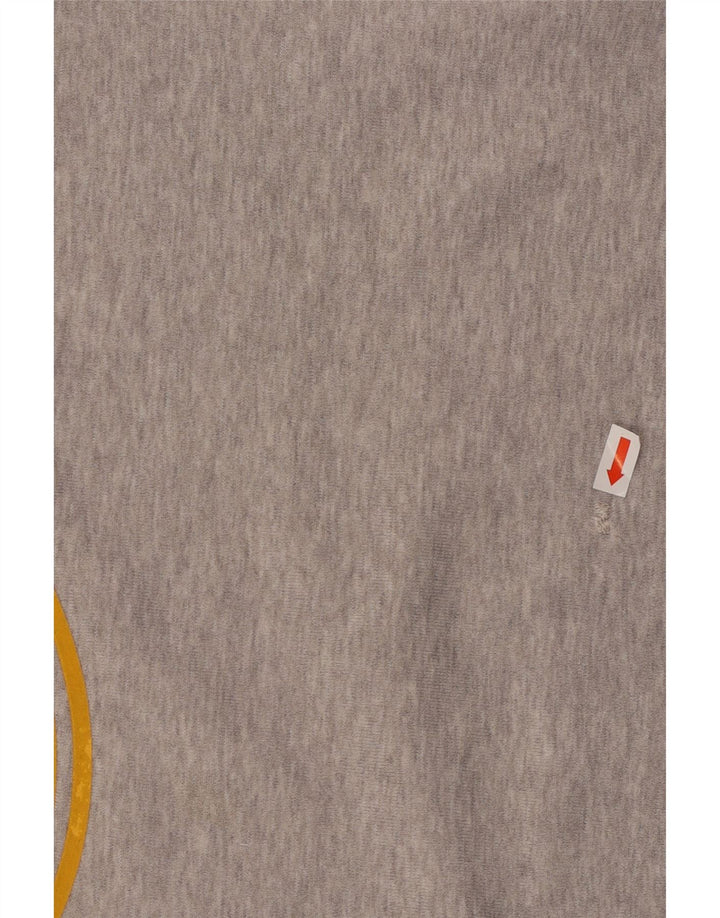 ADIDAS Mens Graphic Sweatshirt Jumper Medium Grey Cotton