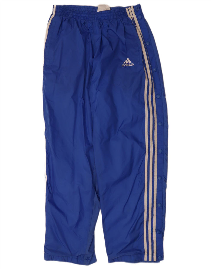 ADIDAS Mens Tracksuit Trousers Large  Blue Polyester