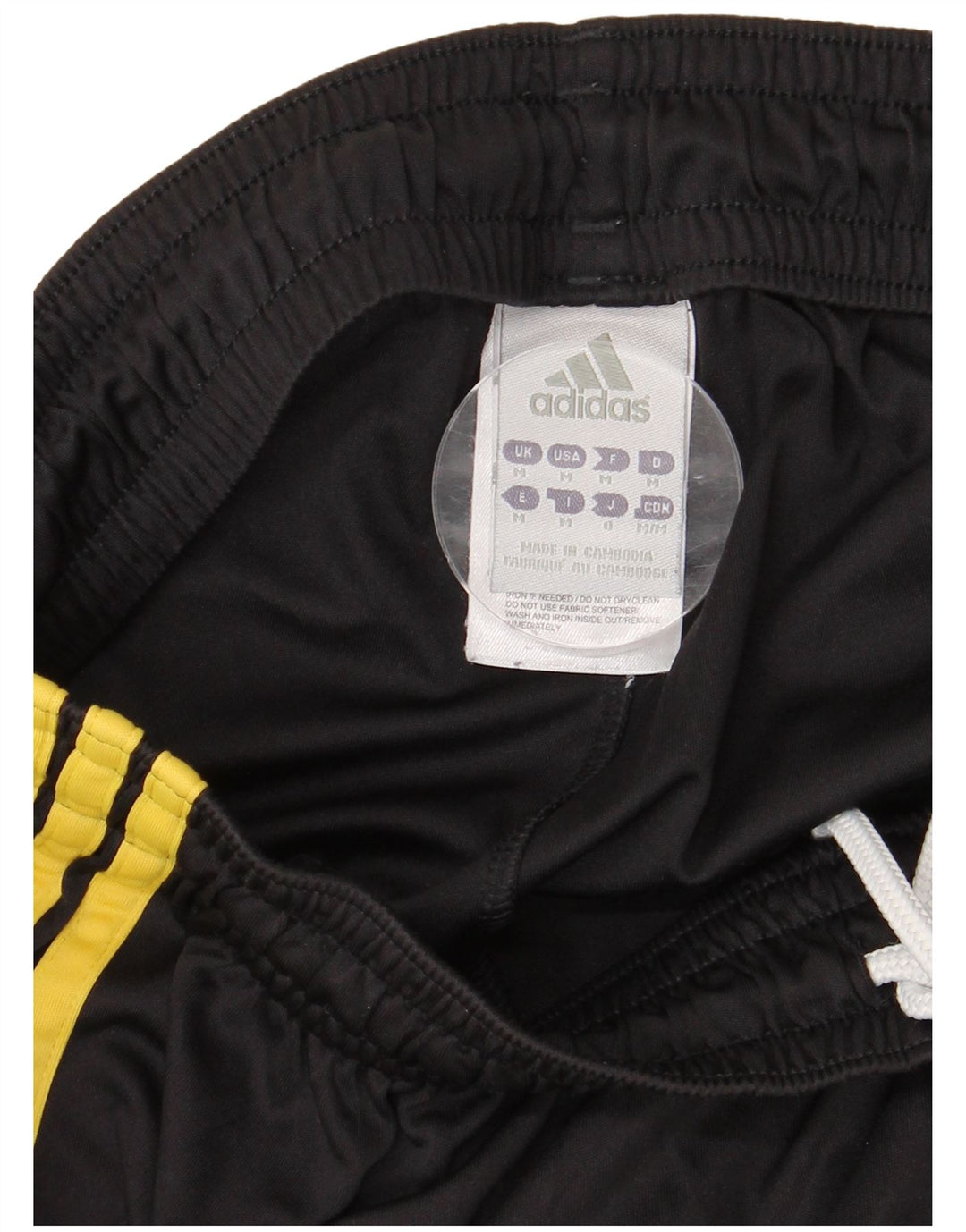 ADIDAS Boys Climalite Sport Shorts 11-12 Years Medium Black Polyester