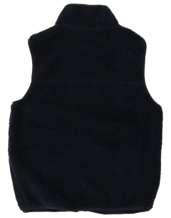 Tommy Hilfiger Womens Fleece Gilet UK 10 Small Navy Blue Polyester