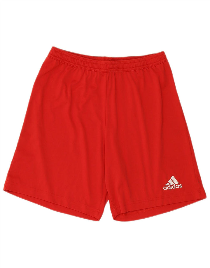 Adidas Mens Aeroready Sport Shorts Medium Red Polyester