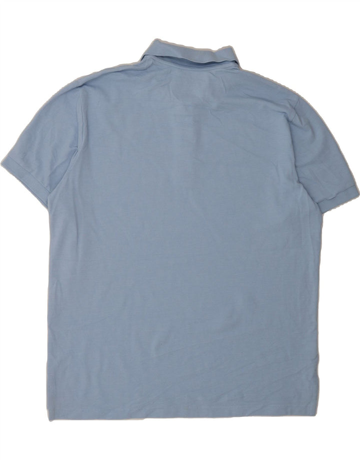 EDDIE BAUER Mens Polo Shirt XL Blue Cotton Vintage Eddie Bauer and Second-Hand Eddie Bauer from Messina Hembry 