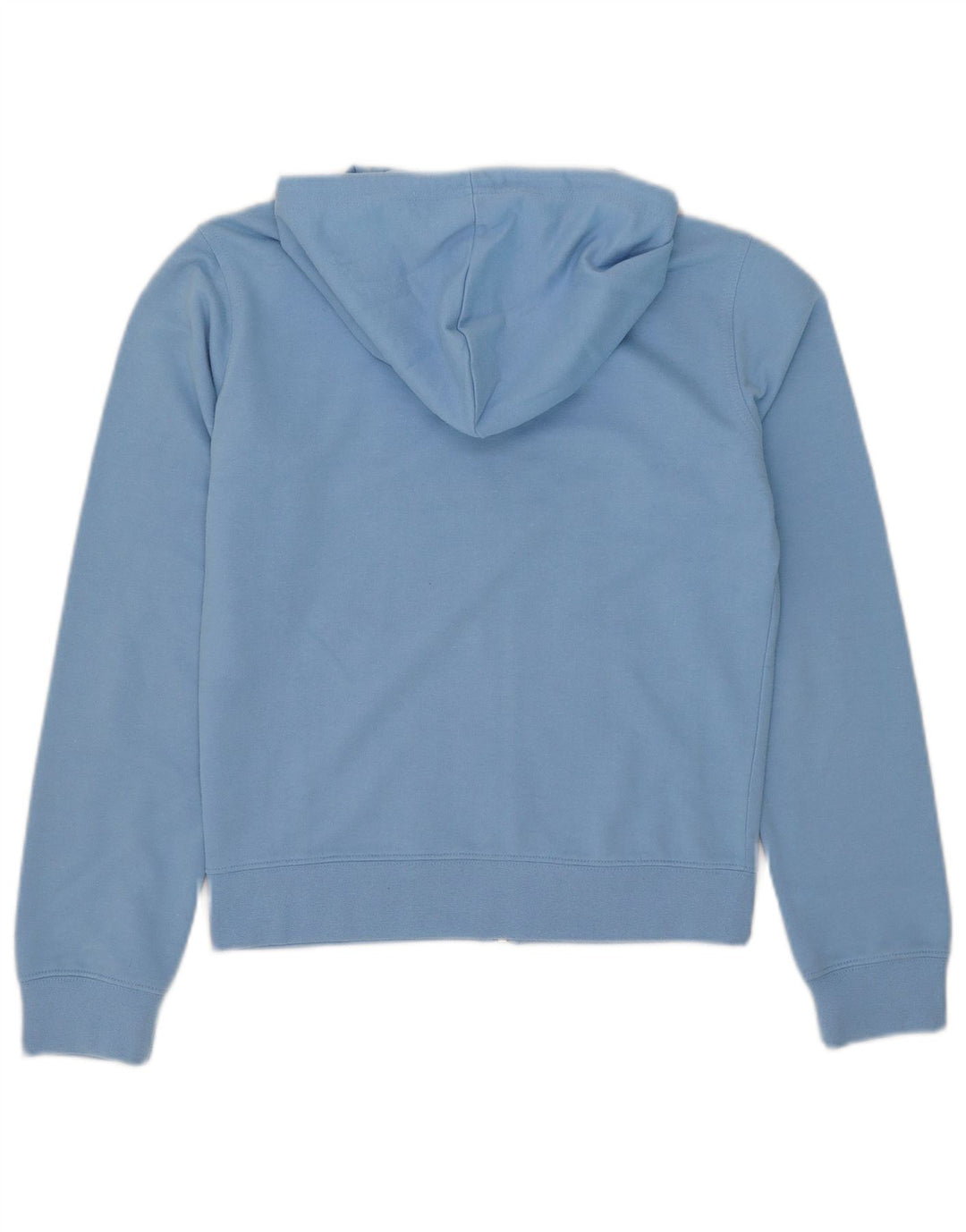 Reebok Womens Zip Hoodie Sweater UK 10 Small Blue Polyester