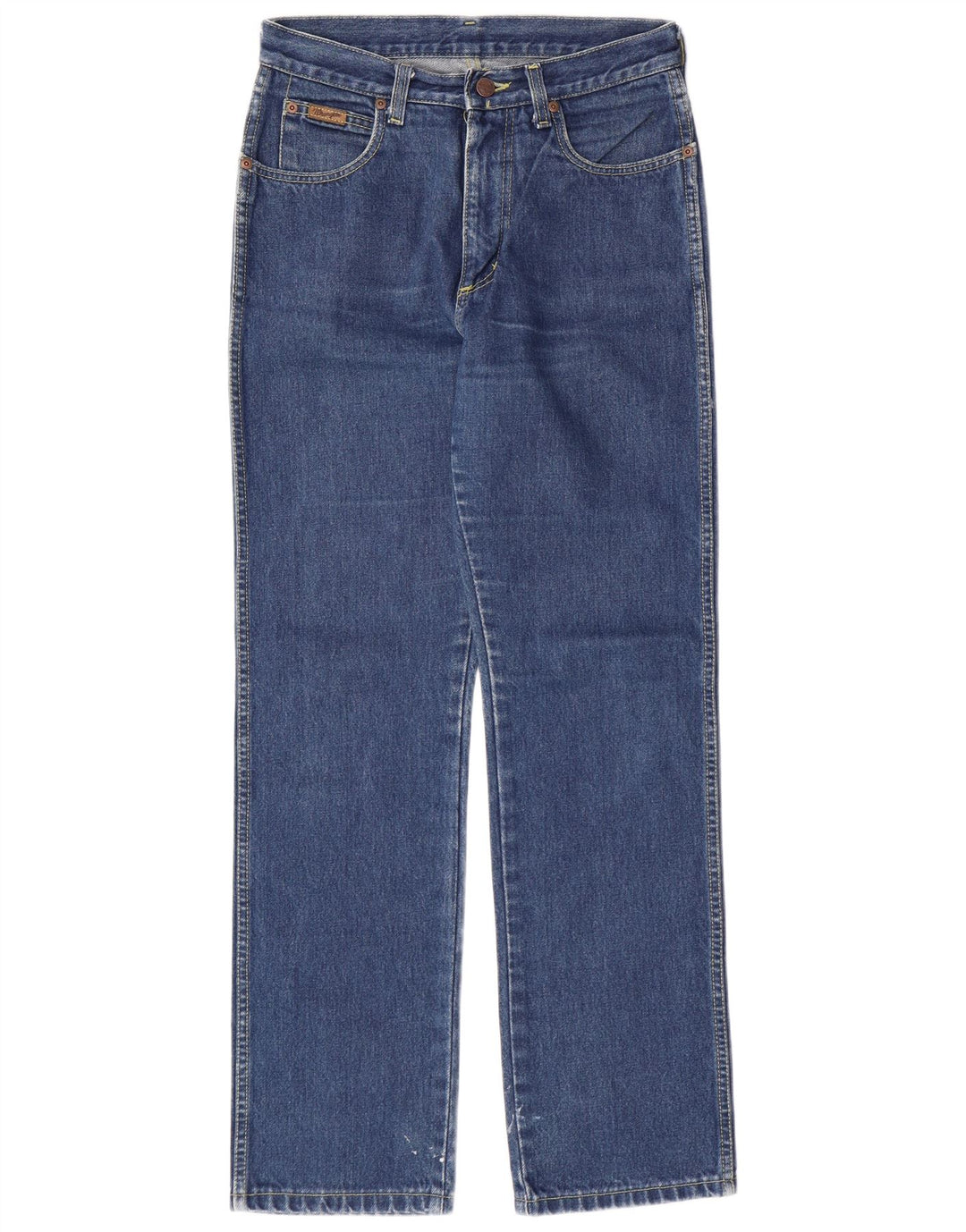 WRANGLER Mens Straight Jeans W30 L30  Navy Blue Cotton