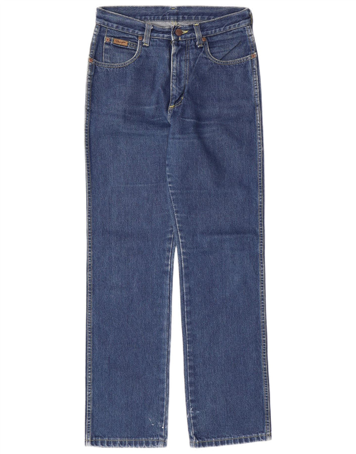 WRANGLER Mens Straight Jeans W30 L30  Navy Blue Cotton