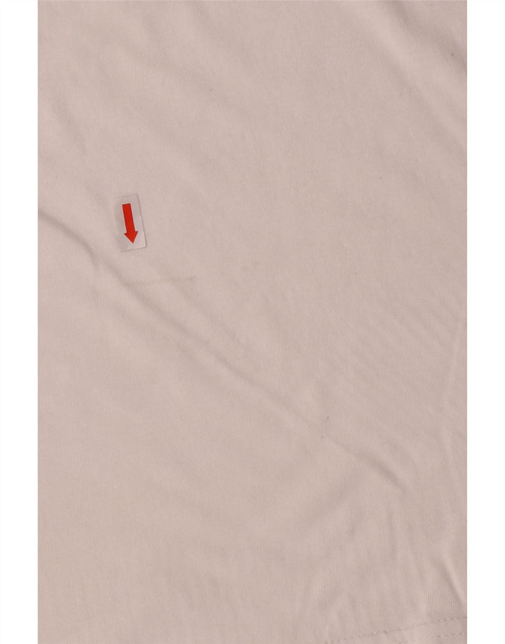 Volcom Mens Modern Fit Graphic T-Shirt Top Medium White Cotton