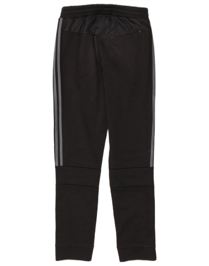 Adidas Mens Tracksuit Trousers Joggers Small Black Polyester