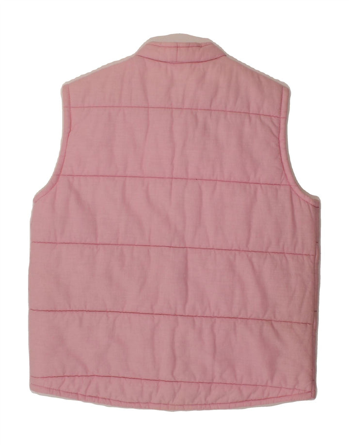 VINTAGE Womens Padded Gilet IT 40 Small Pink Vintage Vintage and Second-Hand Vintage from Messina Hembry 