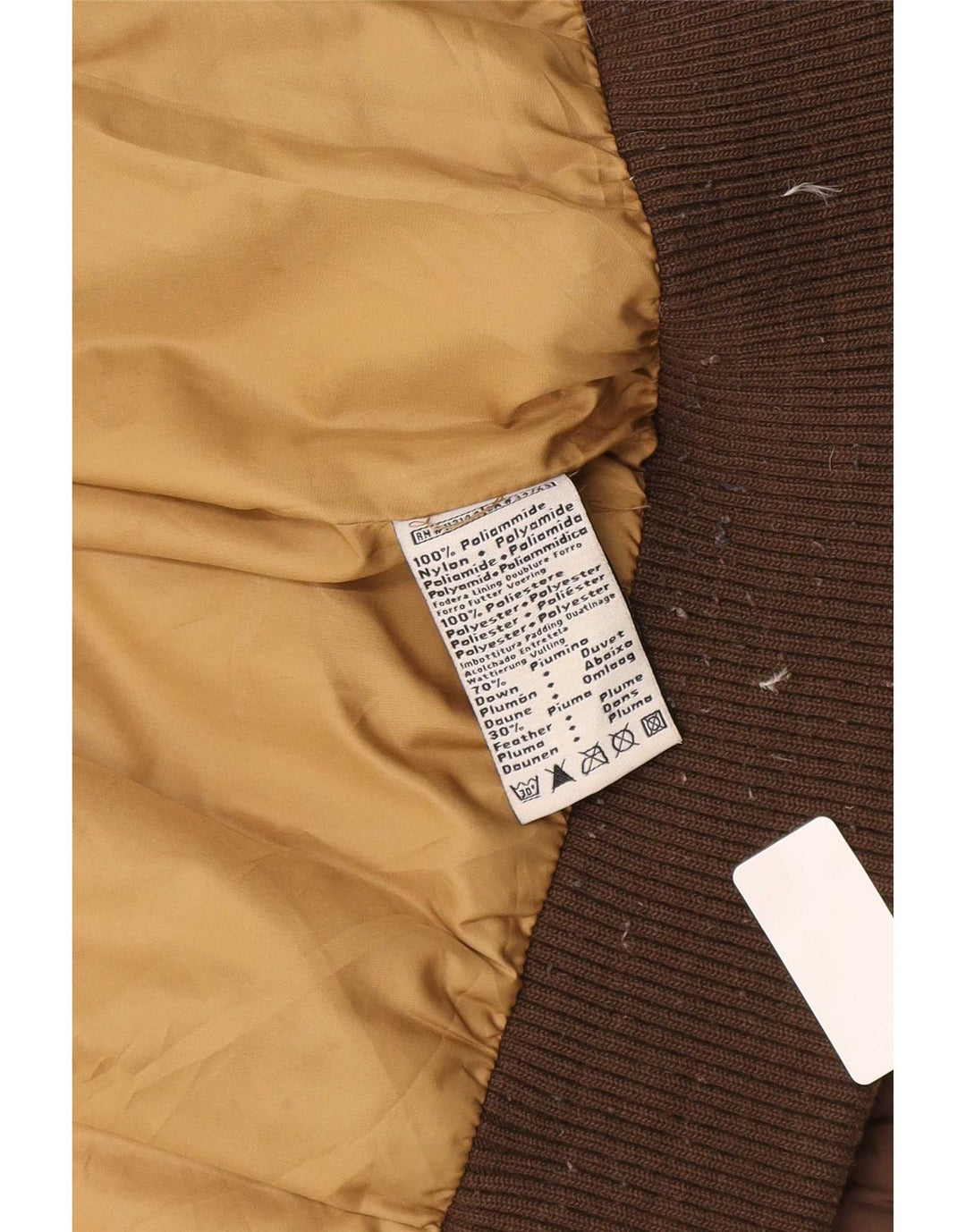 Kappa Womens Padded Jacket UK 46 3XL Brown Polyamide