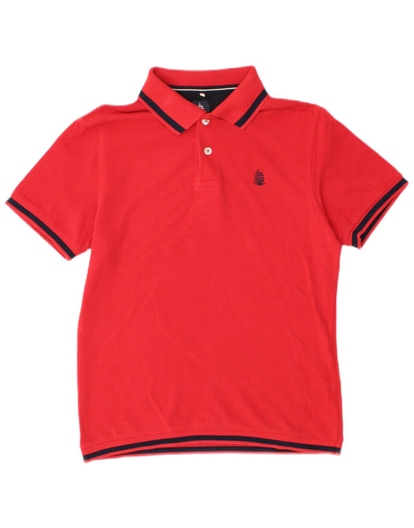 MARINA YACHTING Mens Slim Fit Polo Shirt Medium Red Cotton
