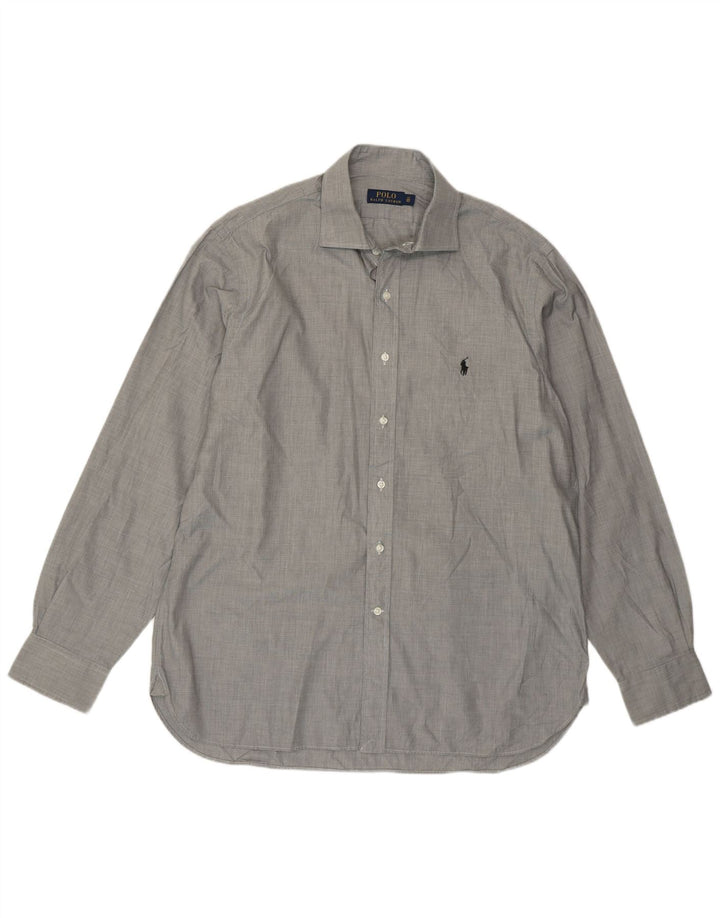 Polo Ralph Lauren Mens Shirt Size 17 43 XL Grey Cotton