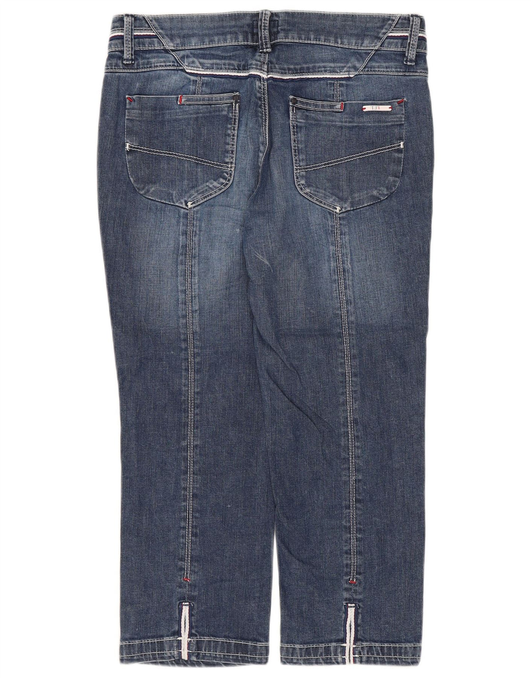 Trussardi Womens Capri Jeans W26 L20 Blue Cotton