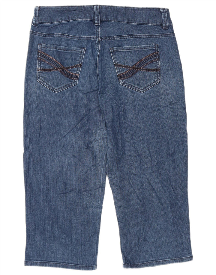 LEE Womens Riders Capri Jeans US 8 Medium W32 L19 Blue Cotton