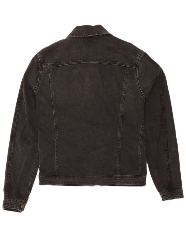 Scotch & Soda Womens Denim Jacket UK 16 Large Grey Cotton