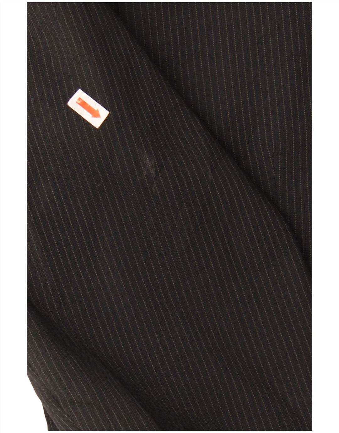 Zara Mens 2 Button Blazer Jacket EU 50 Medium Black Striped Wool