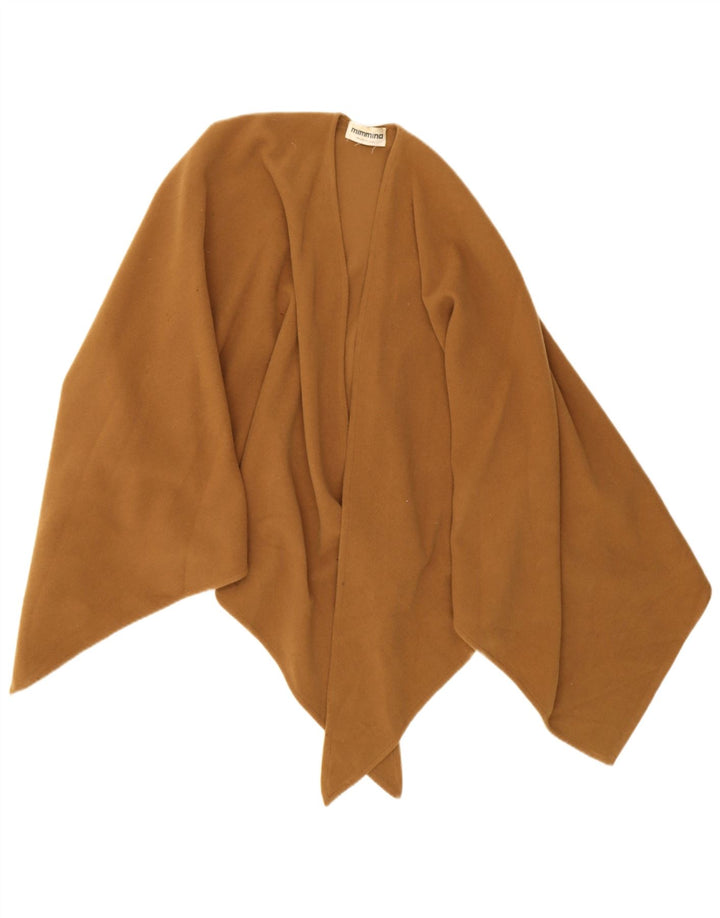 MIMMINA Womens Cape Cardigan Sweater One Size Beige