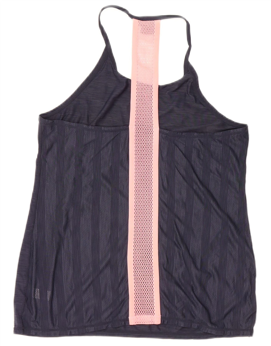 Athleta Womens Vest Top UK 12 Medium Navy Blue Flecked Polyester