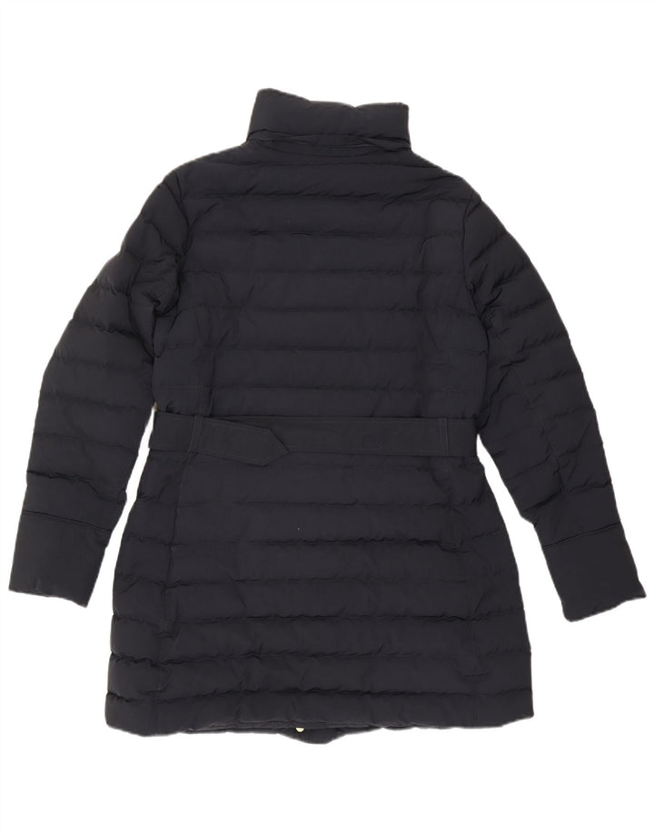 Woolrich Womens Padded Coat UK 16 Large Navy Blue Polyester