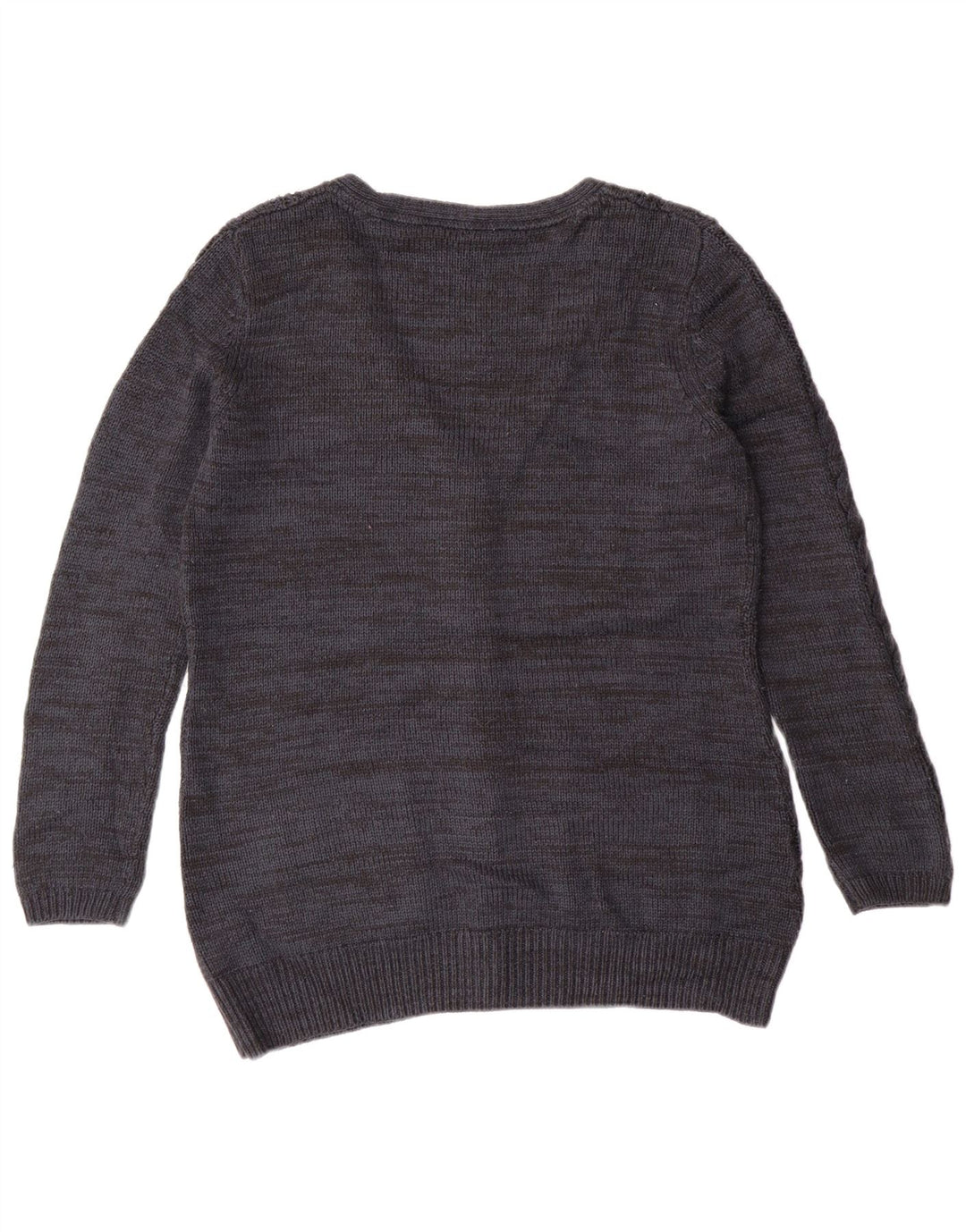 Fat Face Womens Cardigan Sweater UK 14 Large Navy Blue Cashmere Classic