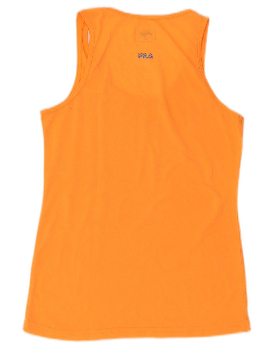Fila Womens Vest Top UK 12 Medium Orange