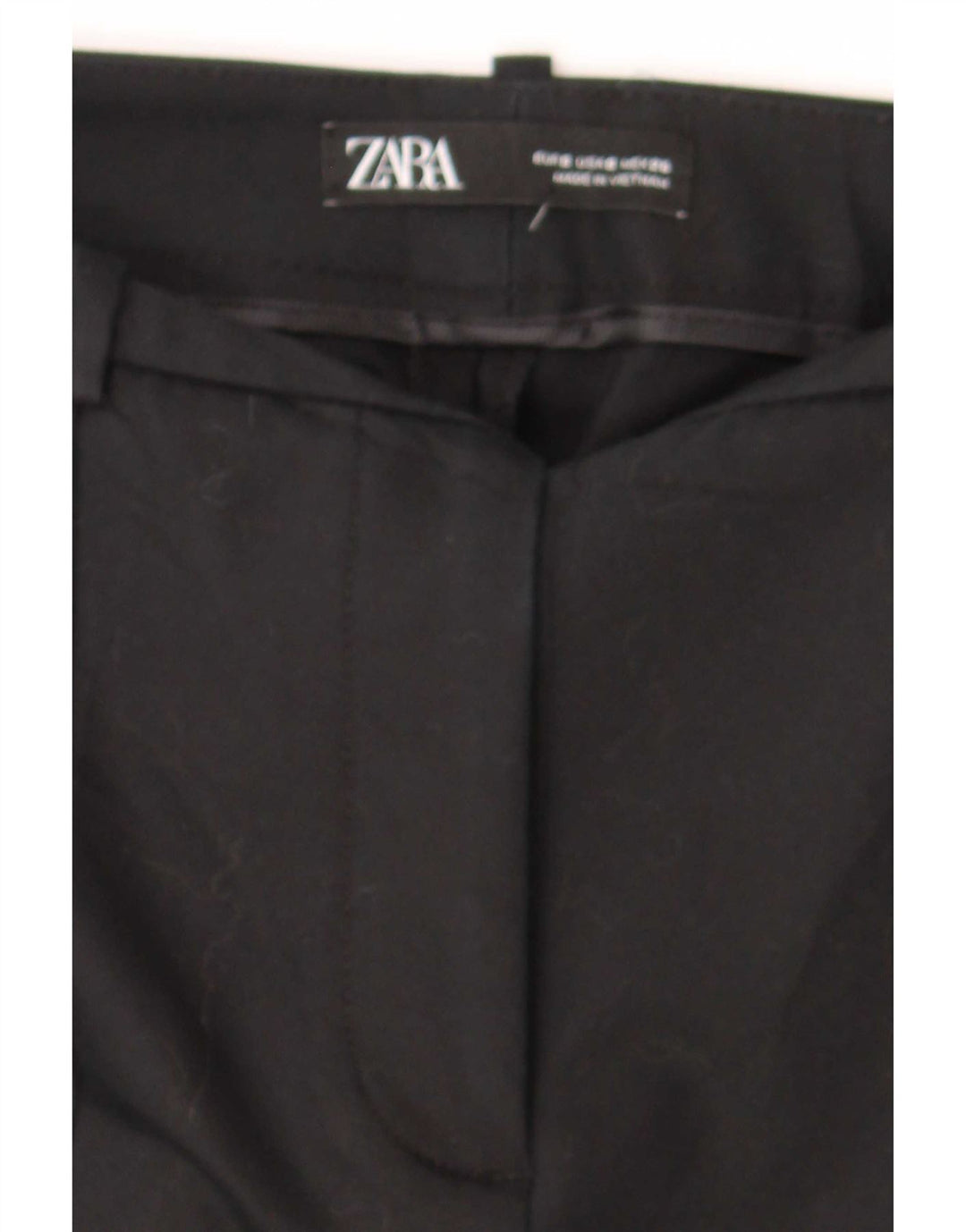 Zara Womens Slim Suit Trousers Small W26 L26 Black